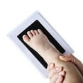 thumbnail image 3 of mmirethe Non-Toxic Baby Hand Footprint Ink Pad Safe And Easy-to Ink For Cherished black, 3 of 6