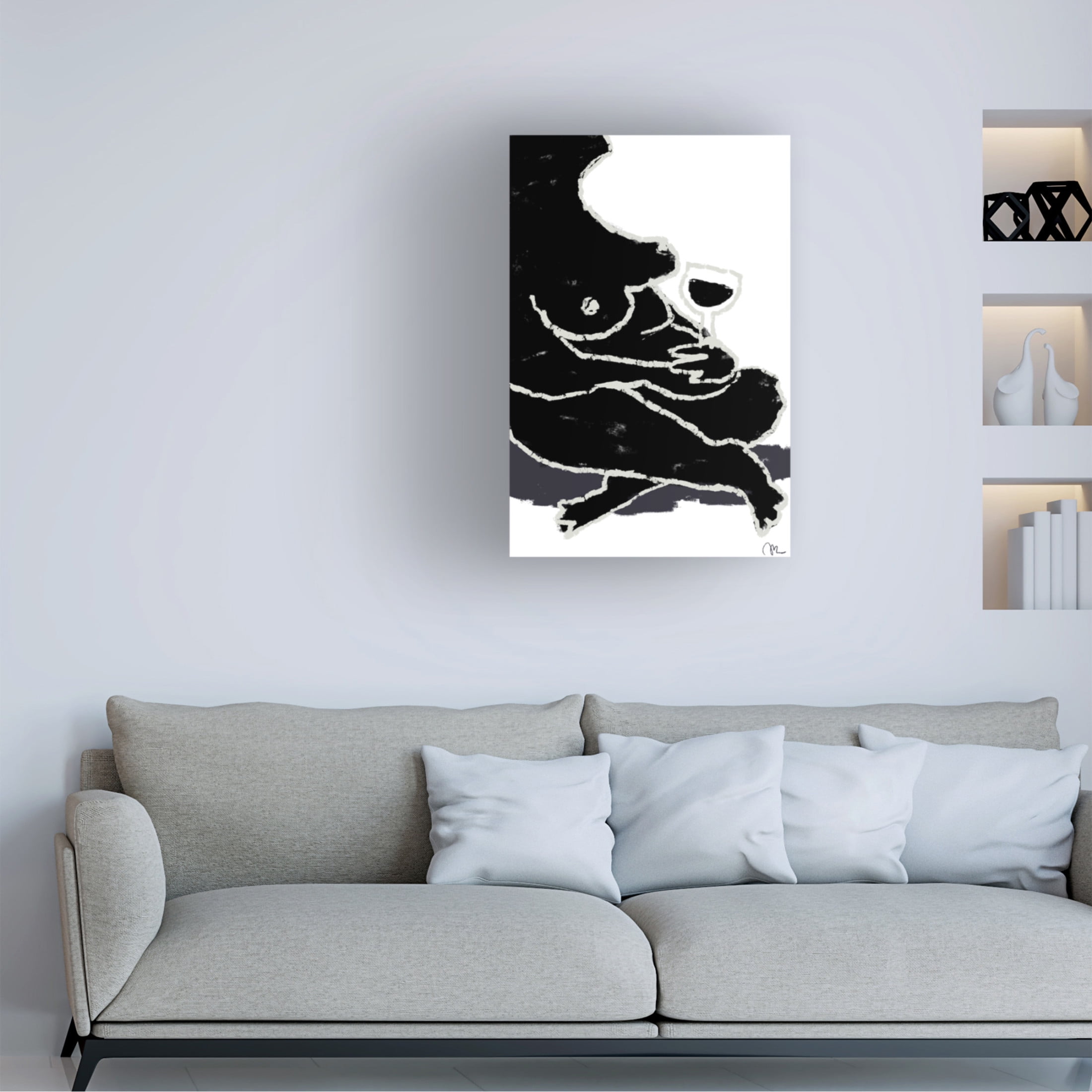 Pictufy Studio II 'A Break' Canvas Art - 30 x 47 Inches