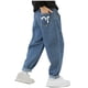thumbnail image 1 of Odeerbi 3-10 Años Niños Pantalón Vaquero Estampado Con Cintura Elástica Pantalón Vaquero Con Bolsillo, 1 of 3
