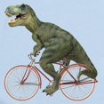 thumbnail image 2 of CafePress - Cycling Tyrannosaurus Rex Long Sleeve Infant Bodys - Long Sleeve Cotton Baby Bodysuit, 2 of 4