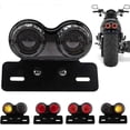 thumbnail image 1 of Motorcycle Led Tail Light Brake Turn Signal License Plate Holder, 1 of 5