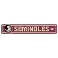 thumbnail image 1 of Fremont Die NCAA Florida State Seminoles Team Sign 4"" x 24"" Street Sign, 1 of 3