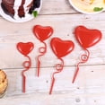 thumbnail image 5 of Masteelf Heart Shaped Cake Picks for Party Cupcake Decor Red Plastic Dessert Toppers for Birthday Celebrations 32PCS, 5 of 10
