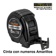 thumbnail image 2 of Flexómetro 8 Metros Cinta Negra Ancha Contra Impacto, 2 of 4