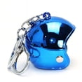 thumbnail image 1 of Llavero con casco colorido, colgante de equipaje, casco de motocicleta, casco de pato rompedor, 1 of 6
