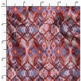 thumbnail image 2 of Soimoi Abstract Print, Velvet Fabric, Decor Sewing Fabric by The Yard 54 Inch Wide,Decorative Fabric for Upholstery and Home Accents, Red & Orange, 2 of 6