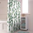 thumbnail image 4 of Eucalyptus Shower Curtain for Bathroom 72 x 72 Inches Fresh Leaf Green Floral Round Leaves Watercolor Vine Branches Waterproof Polyester Curtains with Hooks, 4 of 6