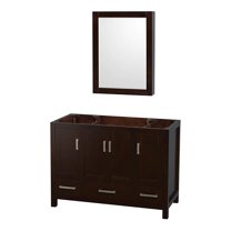 Wyndham Collection Sheffield 47" Cabinet Wood Single Bathroom Vanity in Espresso