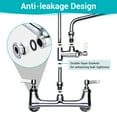 thumbnail image 6 of Aquaterior Wall Mount Pre-Rinse Faucet w/ Installation Kit 36" Height Sprayer, 6 of 10