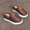 Brown, variant on Kids Casual Boat Shoes Loafers Comfy No-Tie Lace Flat School Shoes for Boys Fashion Versatile Soft Sole Footwear Brown 12.5 Little Kids