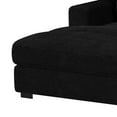 thumbnail image 6 of Mesa 4PC Sectional Set with LHF Chaise in Steno Black, 6 of 8