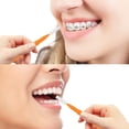 thumbnail image 4 of 100pcs Toothpick Interdental Brushes Oral Hygiene  Floss Soft Plastic Tooth for Teeth Cleaning Oral Care, 4 of 7
