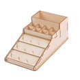 thumbnail image 1 of 301 Wooden Paint Bottles Storage Rack Paint Box Organizer Storage Tools, 1 of 6