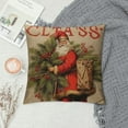 thumbnail image 2 of Nawypu Christmas Pillows Canvas Throw Pillow Covers Angel Pillows Vintage Holiday Decor Farmhouse DecorMany Sizes for Sofa Couch Christmas Thanksgiving Day, 2 of 5