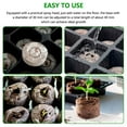 thumbnail image 4 of EIMELI 50pcs 30mm Peat Pellets Seedling Starter Soil Block Grow Plugs Pallet Seedling Soil Block for Grow Herbs Flowers and Vegetables, 4 of 10