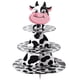 thumbnail image 2 of Soporte para cupcakes con estampado de vaca 3 niveles cartón grueso Timcorr, 2 of 7