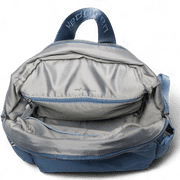 Hedgren RFID-Blocking Water-Resistant Polyester Backpack, Baltic Blue