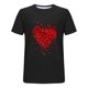 thumbnail image 4 of Camisetas de Manga Larga para Hombres, Camiseta de Manga Corta de Fitness de Impresión Del Día de San Valentín, Mezcla de Algodón Casual, 4 of 8