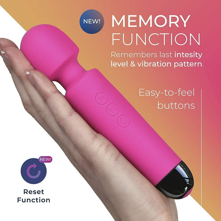 Magic Wand Massager - Wireless & Waterproof - Personal Body Massager - Memory Edition - 2+ Hours Battery Life (Pink) - Walmart.com Magic Wand Massager - Wireless & Waterproof - Personal Body Massager - Memory Edition - 2+ Hours Battery Life (Pink) - Walmart.com