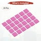 thumbnail image 4 of Uxcell 24PCS Bandas de sudor deportivas, muñequeras de algodón absorbentes para entrenamiento/baloncesto/correr [Rosa, 8cm de ancho], 4 of 7