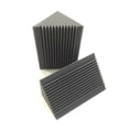 thumbnail image 5 of 6 PCS Acoustic Foam Charcoal/Black Bass Trap Sound Absorption Studio Soundproofing Corner Wall 12 x 12 x 24 cm, 5 of 5