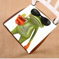 thumbnail image 1 of EREHome Coussin de Siège Grenouille Lunettes 16x16 Pouces, 1 of 1