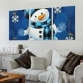 thumbnail image 2 of Creowell Christmas Lovely Snowman Wall Art Canvas 3 Piece Set Ready to Hang 12x16x3pcs, 2 of 4