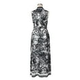 thumbnail image 6 of Elegant Floral Maxi Dress (S, Blue), 6 of 7