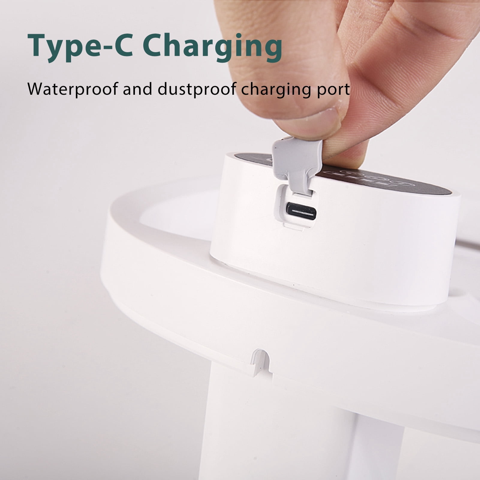 YAHHU Dog Cat Water Fountain Wireless Automatic Pet Water Fountain 2.6L Large Capacity with 3 Modes 5 Stage Filtration Quiet Pump