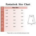 thumbnail image 5 of Fantaslook Long Skirts for women Boho Casual Maxi Skirt Trendy Elastic Waist Flowy Skirts with Pockets, 5 of 8