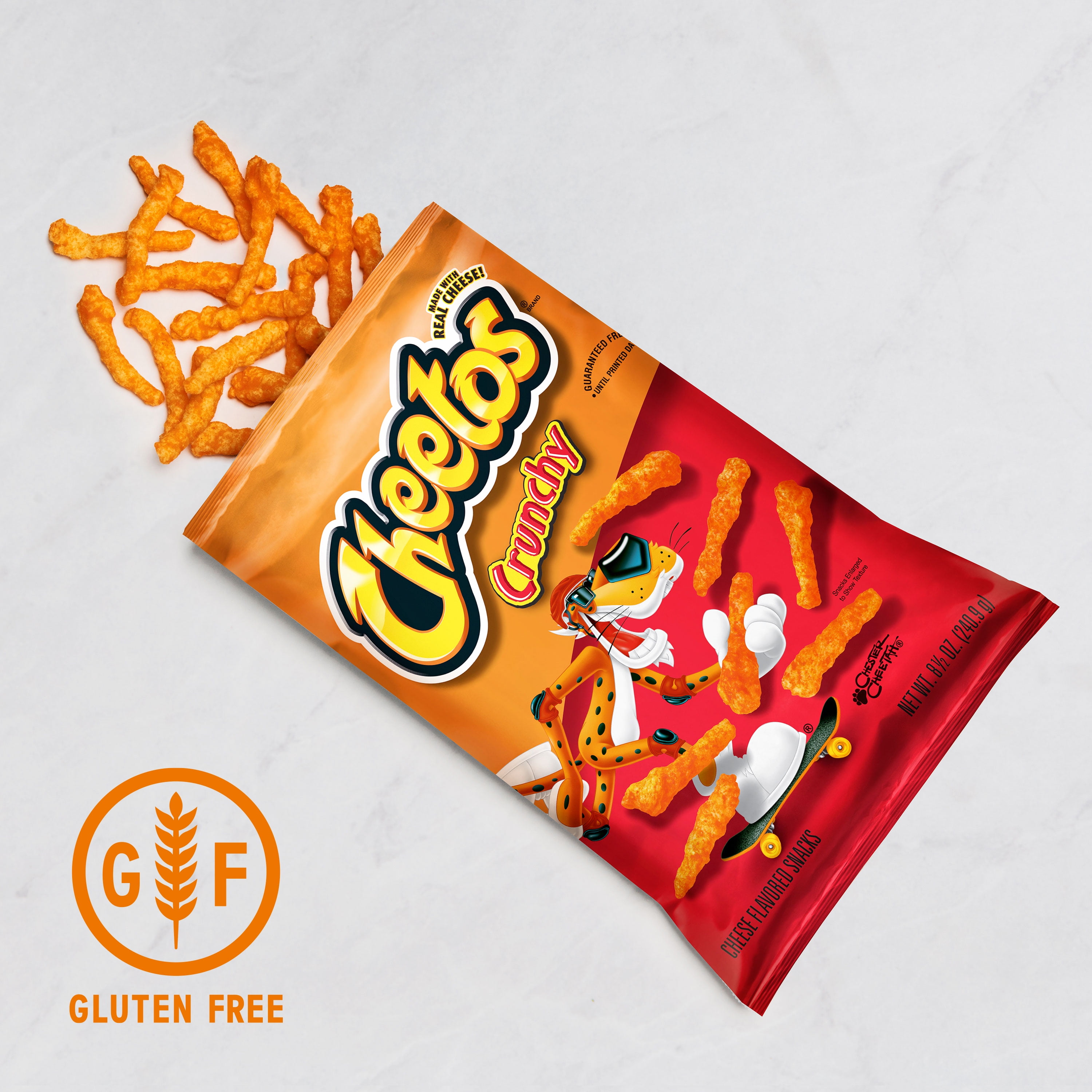 Cheetos Crunchy Flamin' Hot Cheese Flavored Snacks, 3.25 oz - Kroger