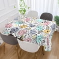 thumbnail image 6 of Cute Easter Eggs Fabric Square Tablecloth - Waterproof and Wrinkle-Resistant Table Cloth 60x60 Inch Table Cover for Indoor & Outdoor Dining House Decor, 6 of 7