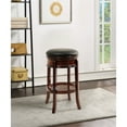 thumbnail image 3 of Boraam Magellan Bar Height Swivel Bar Stool in Brandy, 3 of 5