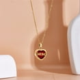 thumbnail image 5 of Nvzi Mother's Day Gift Ideas - Mothers Day Necklace for Mom Mothers Day Gifts for Mom from Son Gifts for Her Mom Gifts for Mothers Day Grandma Mothers Day Gift(Red), 5 of 5