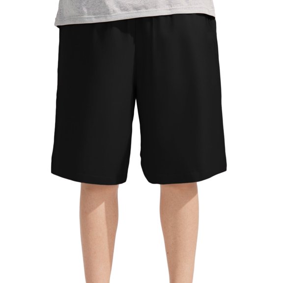 Aocisk Boys Jogger Shorts Summer Thin Elastic Waistband Pull On with Pocket Casual School Boys Shorts Black 3-4 Years