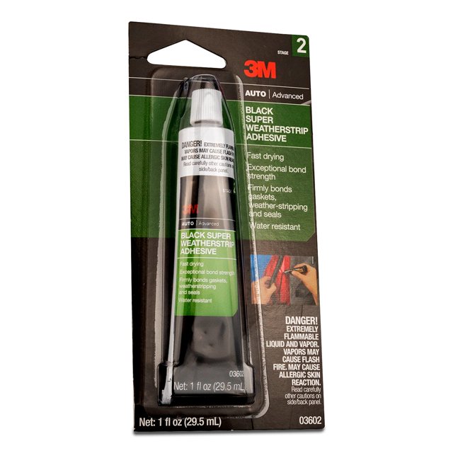 Adhesivo Weatherstrip 3M Black Super 30 ml