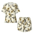 thumbnail image 4 of Lsque Flying Bees1 Women's Short-Sleeved Pajama Set - 2 Piece Soft and Lightweight Sleepwear Set-XX-Large, 4 of 9