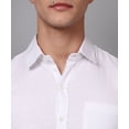 thumbnail image 2 of Luxe TryBuy Premium White Cotton Solid Casual/Formal Shirt For Men, 2 of 8