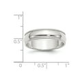 thumbnail image 2 of Ladies or Mens Sterling Silver 6mm Milgrain Wedding Band Ring, 2 of 4