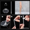 thumbnail image 3 of 12 soportes ajustables para figuras de acción, de plástico transparente., 3 of 6