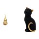 thumbnail image 1 of Escultura de tortuga marina,Estatua de calabaza de latón de 7 cm para escritorio,adorno Feng Shui,Figura de escritorio,Estatua de gato,linda decoración para estante o escritorio,Figuras, 1 of 8