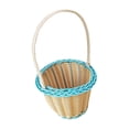 thumbnail image 2 of Cestas organizadoras para niñas de las flores, cestas de compras, cestas multiusos para frutas y flores. Azul claro, 2 of 9