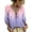 Purple Pink, variant on Women's Polka Dot Top Dressy Casual V-Neck Summer Tops Beach Vacation Clothes