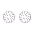 thumbnail image 3 of Greeniant Disco de freno de ciclismo de carretera para bicicleta de montaña, 120mm/140mm/180mm/203mm, Rotor de freno de Metal para bicicleta de Type1 NO1, 3 of 6