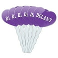 thumbnail image 1 of Delany Heart Love Cupcake Picks Toppers - Set of 6, 1 of 1