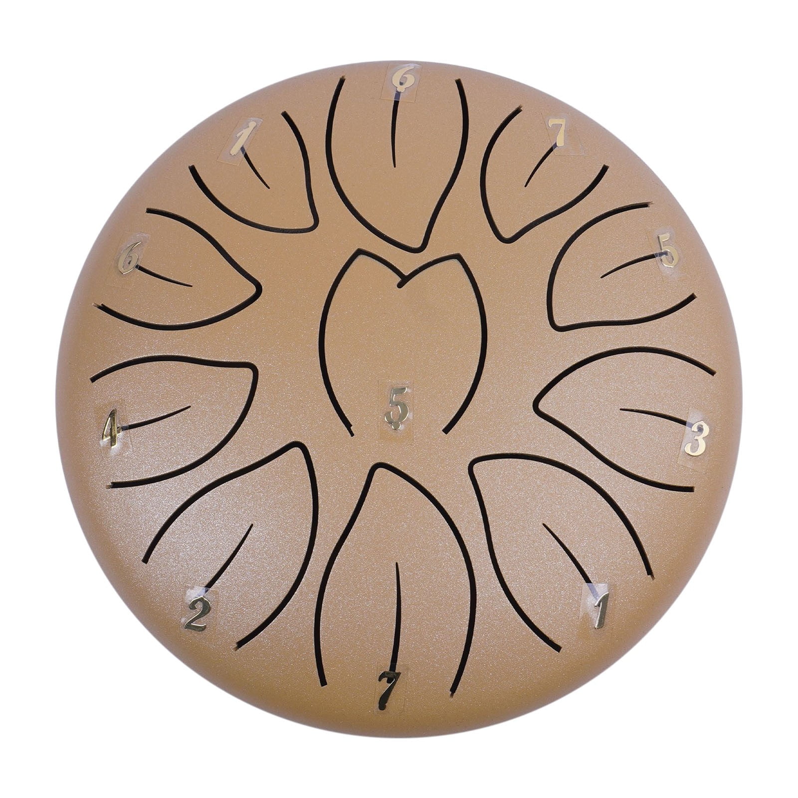 ZZkhGO Rain Drum, 11 Note Steel Tongue Drum, Handpan Percussion Instrument for Meditation Yoga Music Therapy