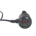 thumbnail image 4 of sweethay 2 en 1 cámara de salpicadero de plástico cargador de coche desmontable 12V-24V carga rápida teléfono inteligente grabadora de Cámaras de salpicadero de coche, 4 of 6