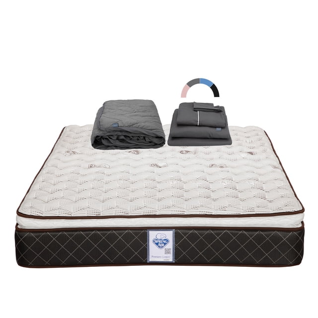 Colchon Individual Minesota+Protector Lux+Sabanas Royal