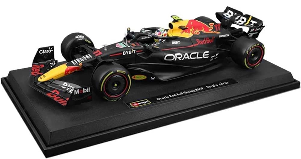 Bburago 1:18 Race Oracle Red Bull Racing RB19 (2023) w/Driver