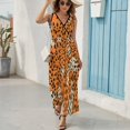 thumbnail image 6 of Leopard Print Pattern Art Sleeveless Dress Women's Summer Suit Dresses for Women 2025 Luxury Party Dress, 6 of 7